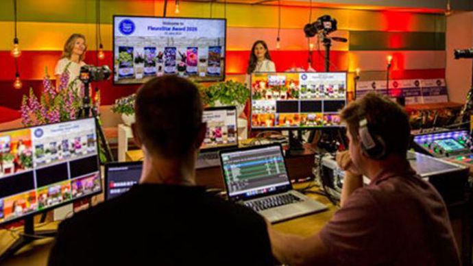 La cérémonie de remise du prix FleuroStar 2020 s’est déroulée en streaming live, sur Facebook. ©Fleuroselect